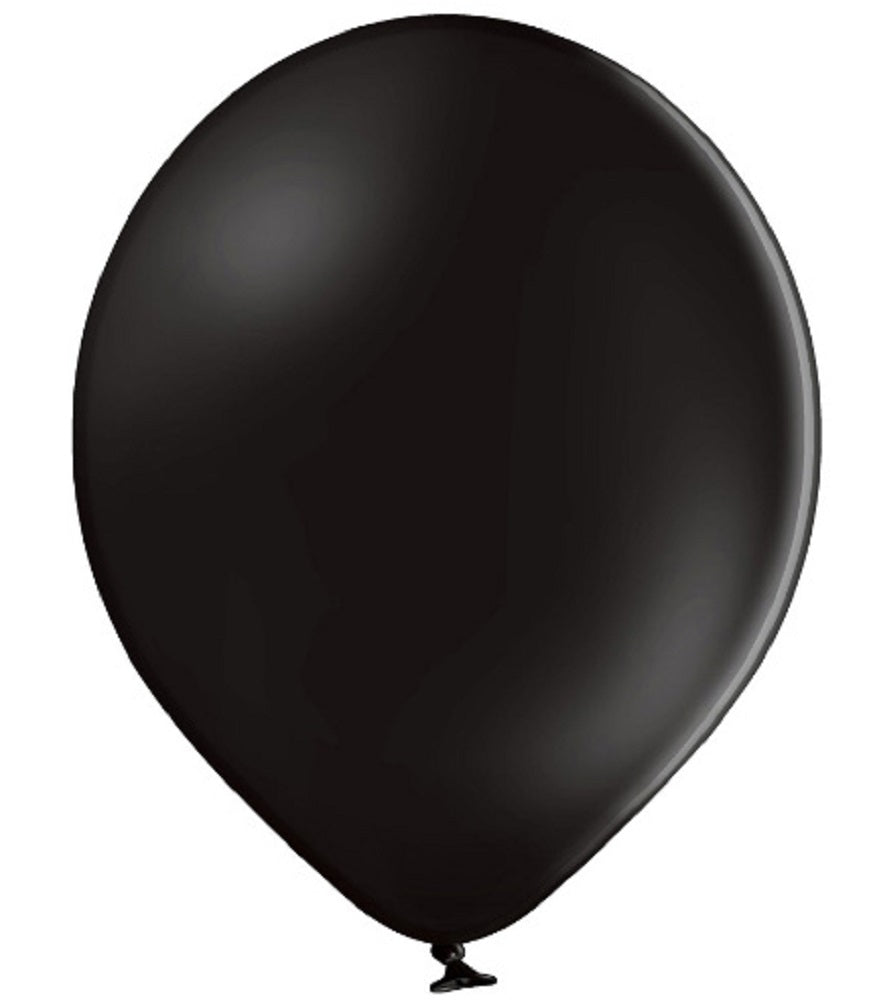 Belbal 025 Pastel Black Schwarz 27,5cm 11" B95 Latex Luftballons