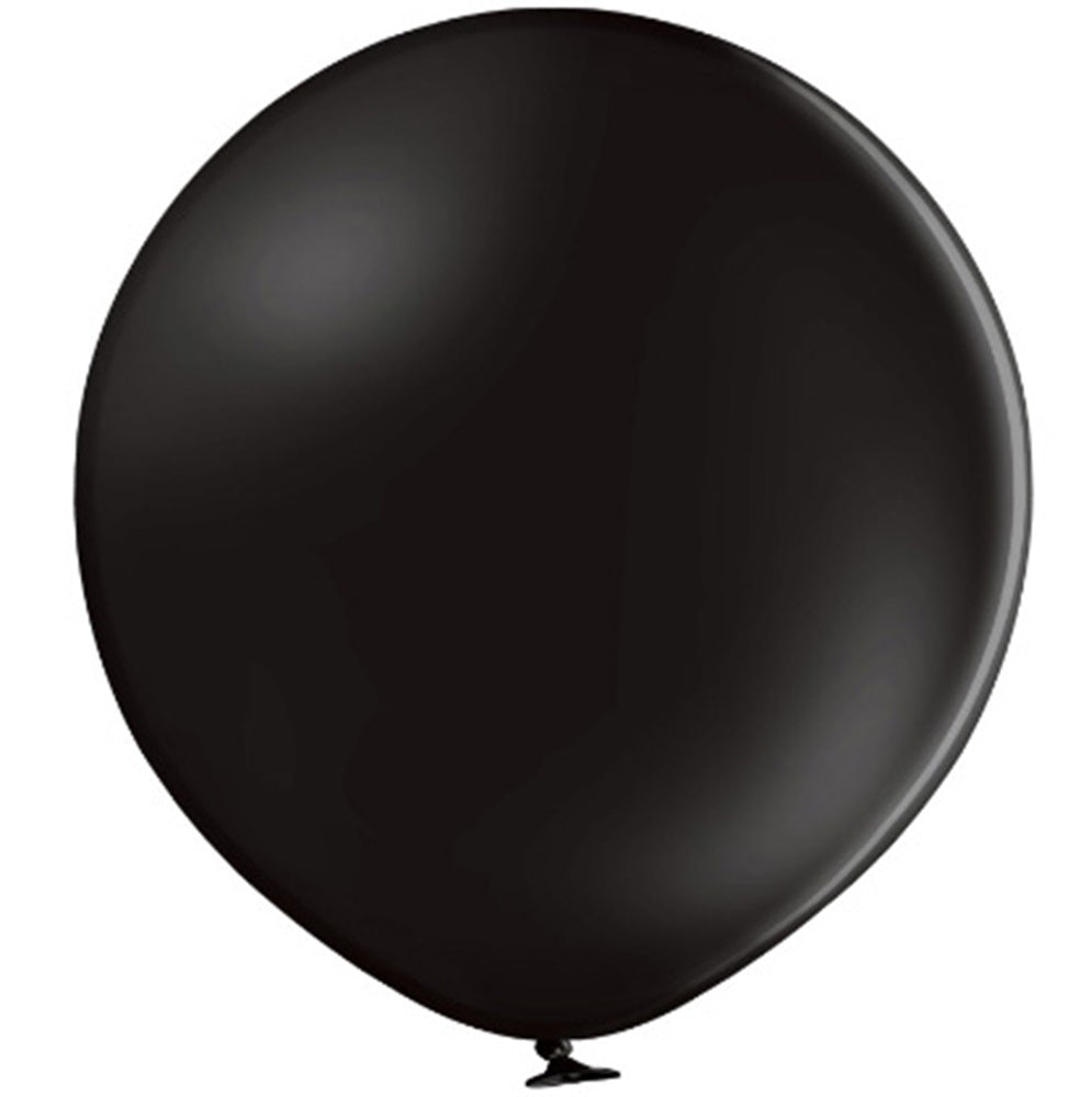 Belbal 025 Pastel Black Schwarz 61cm 24" B250 Latex Luftballons