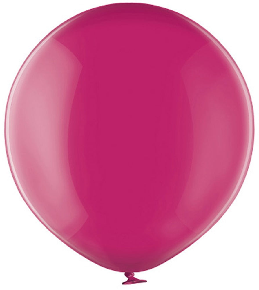 Belbal 034 Crystal Fuchsia Magenta 61cm 24" B250 Latex Luftballons