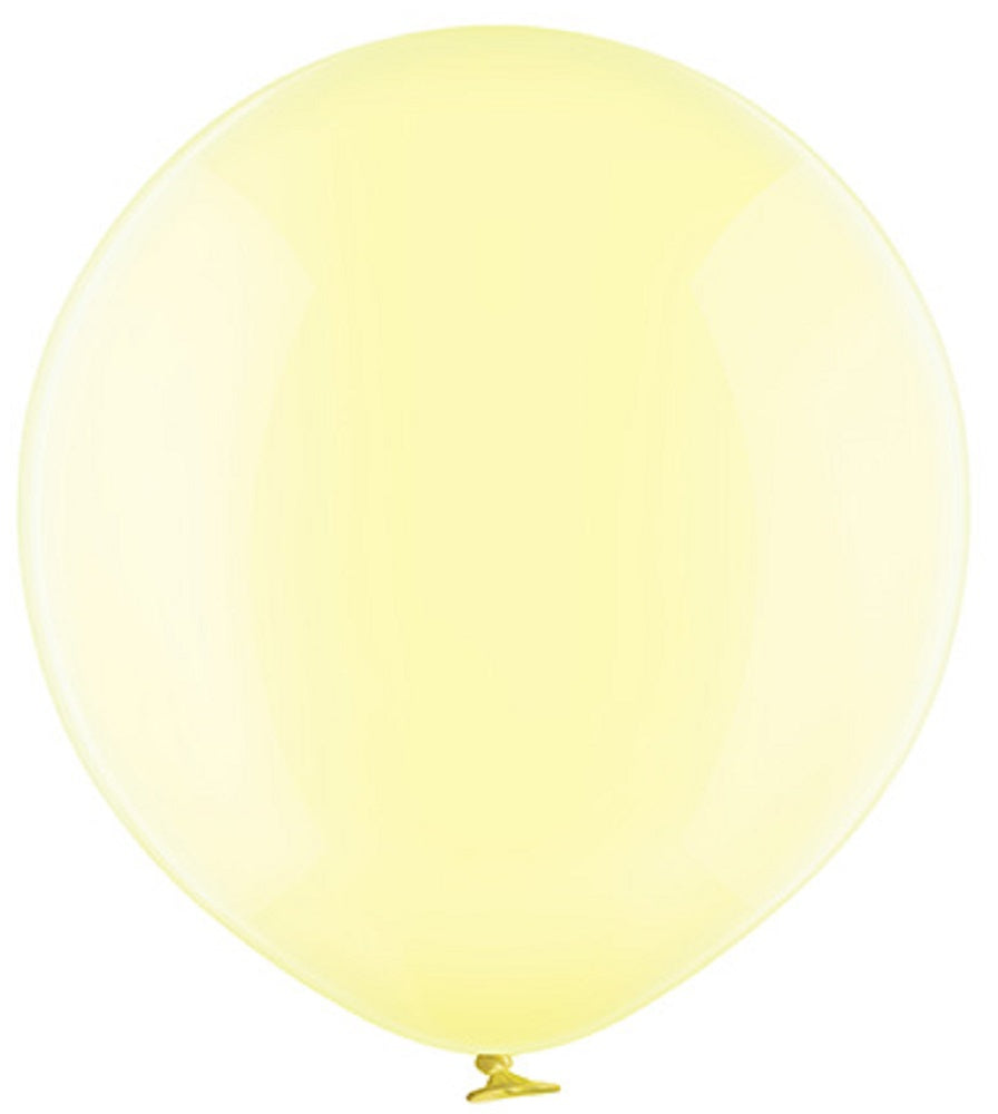 Belbal 046 Crystal Soap Yellow Gelb 61cm 24" B250 Latex Luftballons