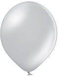 Belbal 061 Metallic Silver Silber 12,5cm 5" D5 Latex Luftballons