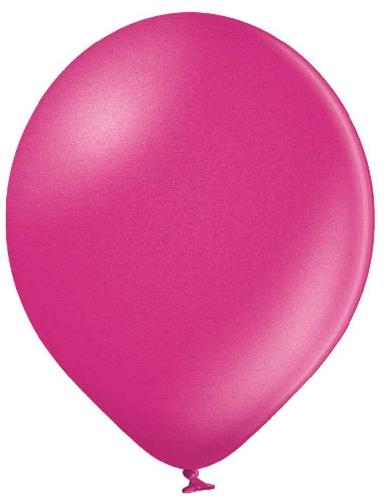 Belbal 064 Metallic Fuchsia Magenta 30cm 12" B105 Latex Luftballons