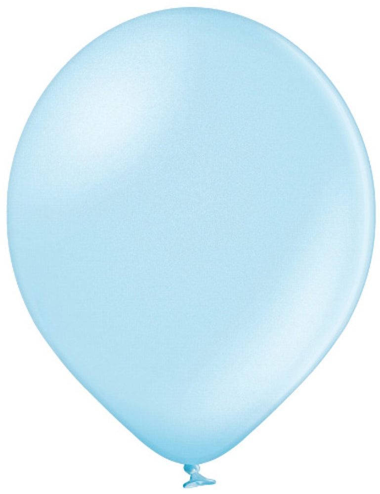 Belbal 073 Metallic Light Blue Blau 43cm 17" B150 Latex Luftballons