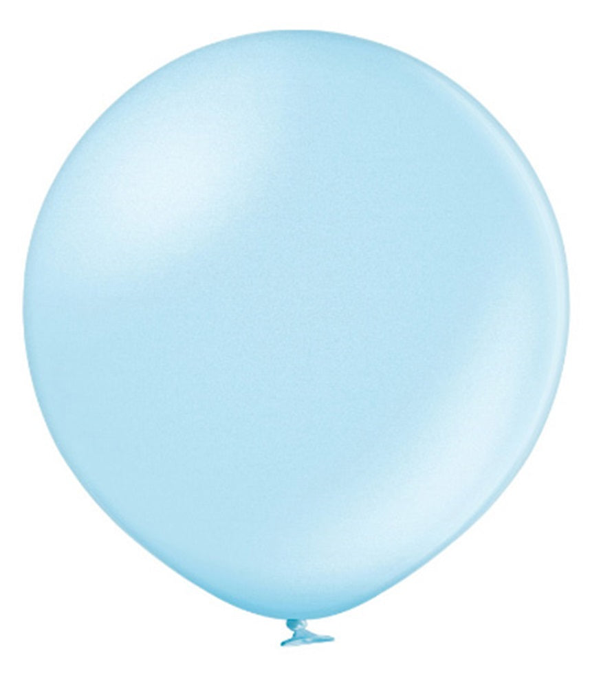 Belbal 073 Metallic Light Blue Blau 61cm 24" B250 Latex Luftballons