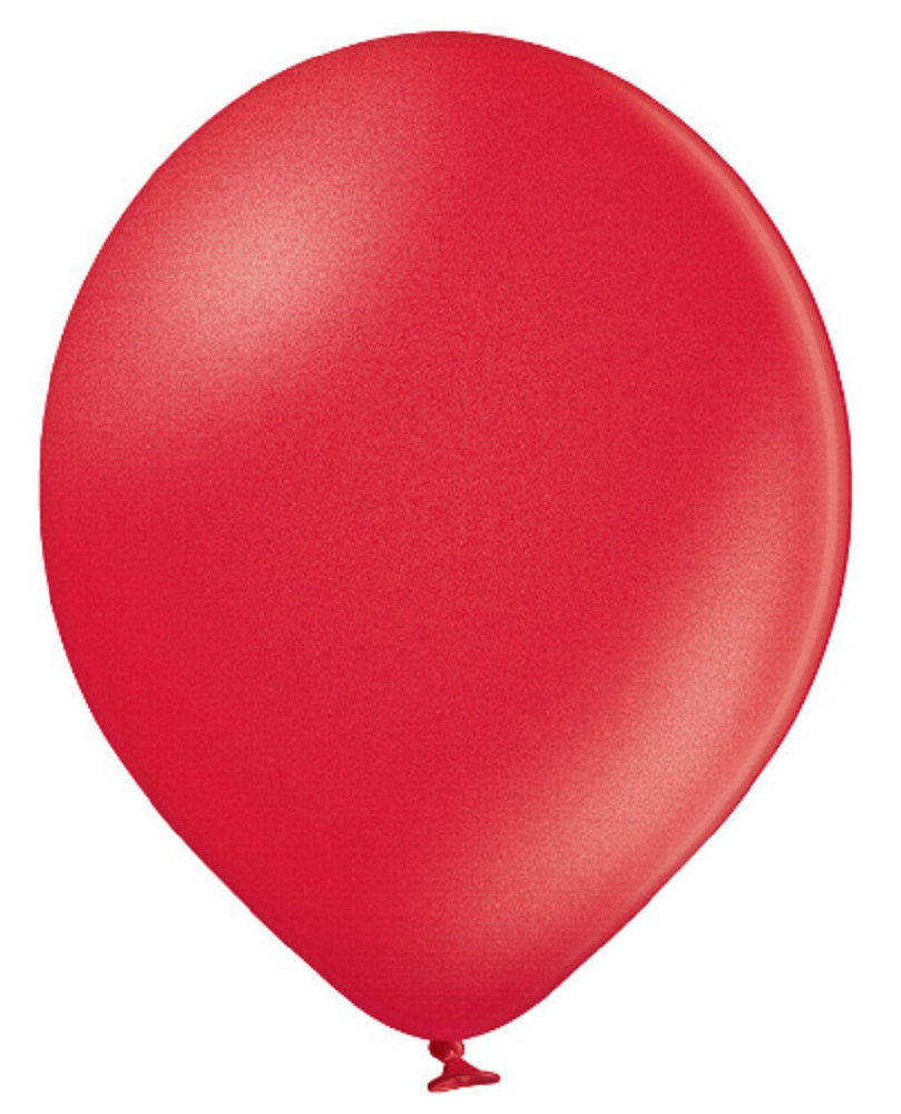 Belbal 080 Metallic Cherry Red Rot 30cm 12" B105 Latex Luftballons