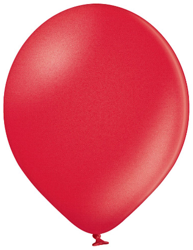 Belbal 080 Metallic Cherry Red Rot 43cm 17" B150 Latex Luftballons