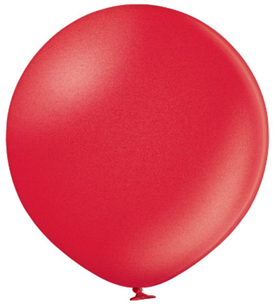 Belbal 080 Metallic Cherry Red Rot 61cm 24" B250 Latex Luftballons