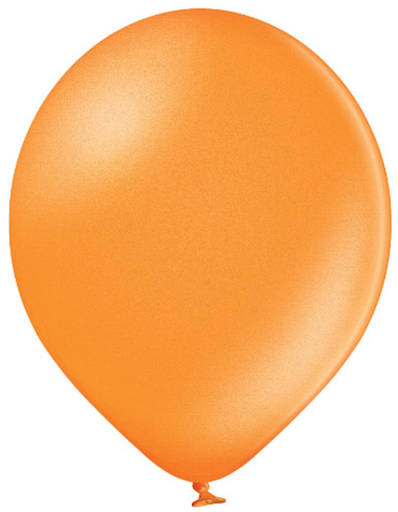 Belbal 081 Metallic Bright Orange 43cm 17" B150 Latex Luftballons