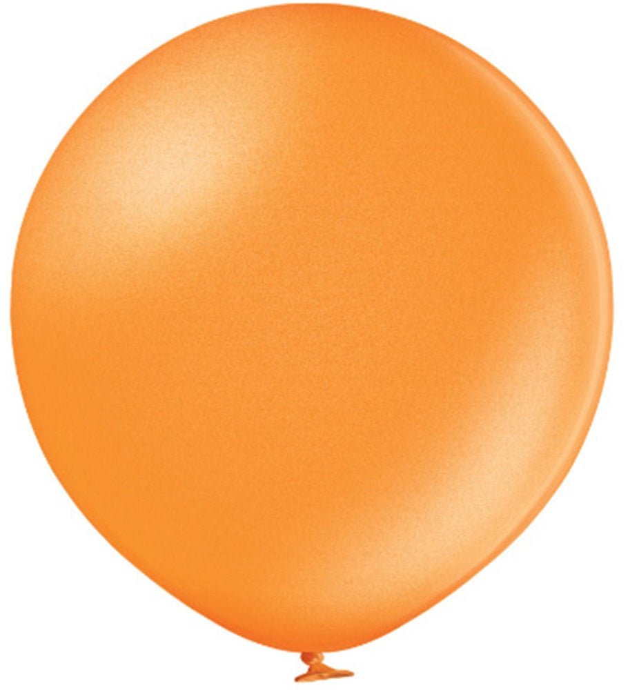 Belbal 081 Metallic Bright Orange 61cm 24" B250 Latex Luftballons