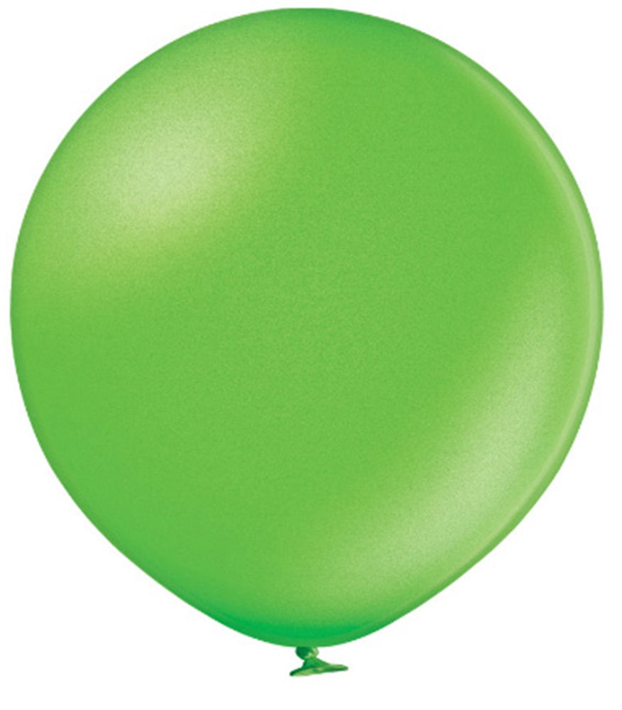 Belbal 083 Metallic Lime Green Grün 61cm 24" B250 Latex Luftballons