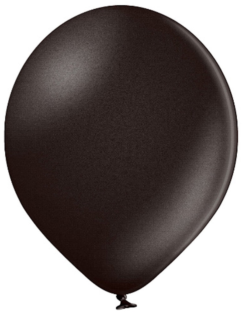 Belbal 090 Metallic Black Schwarz 43cm 17" B150 Latex Luftballons