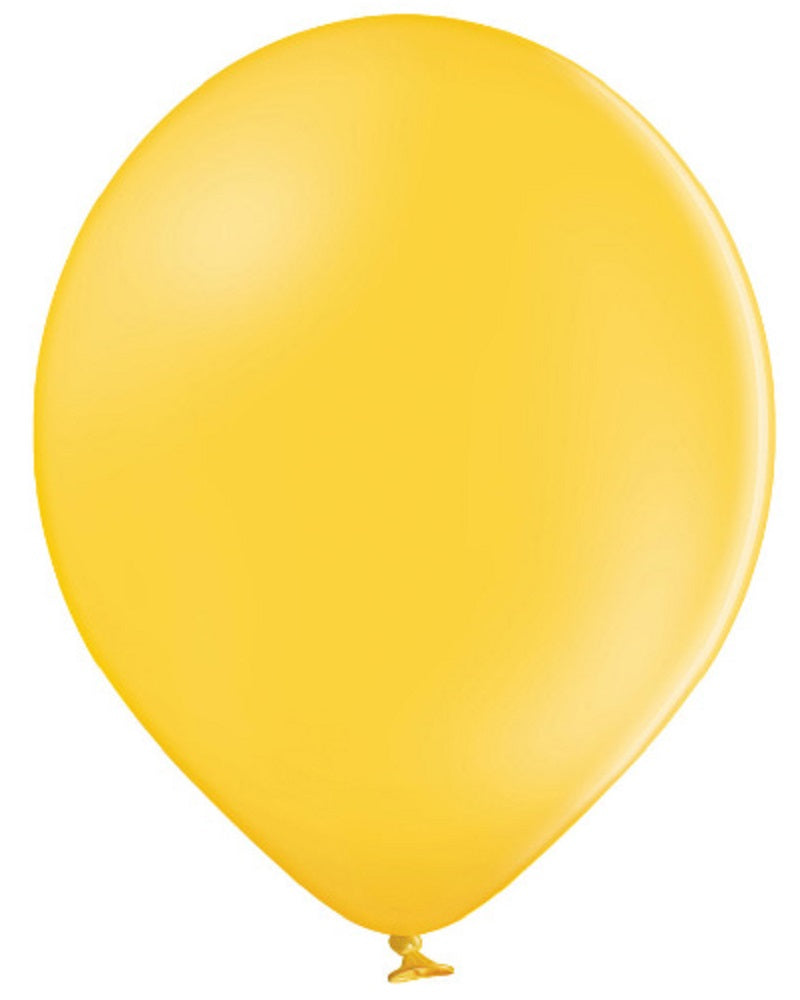 Belbal 117 Pastel Bright Yellow Gelb 43cm 17" B150 Latex Luftballons