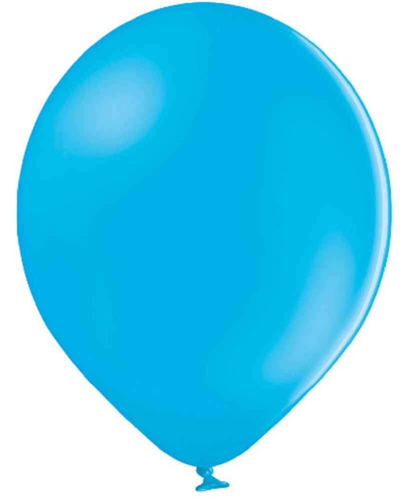 Belbal 445 Pastel Cyan Blue Blau 43cm 17" B150 Latex Luftballons