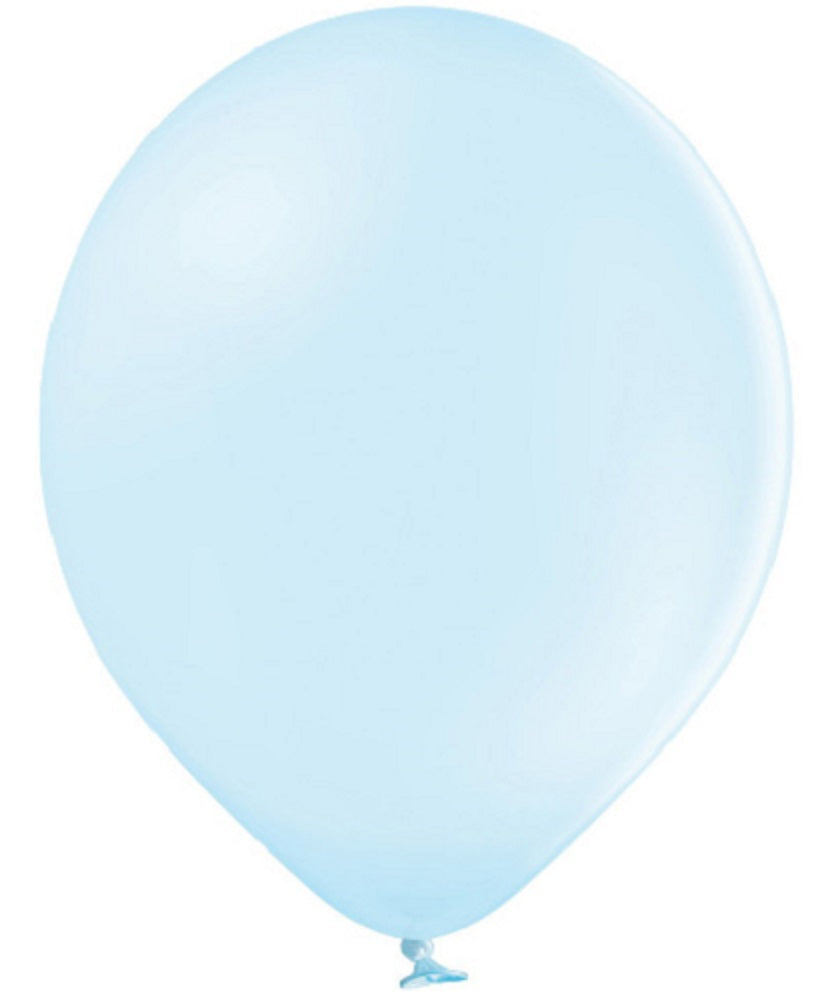 Belbal 449 Pastel Ice Blue Blau 23cm 9" B75 Latex Luftballons