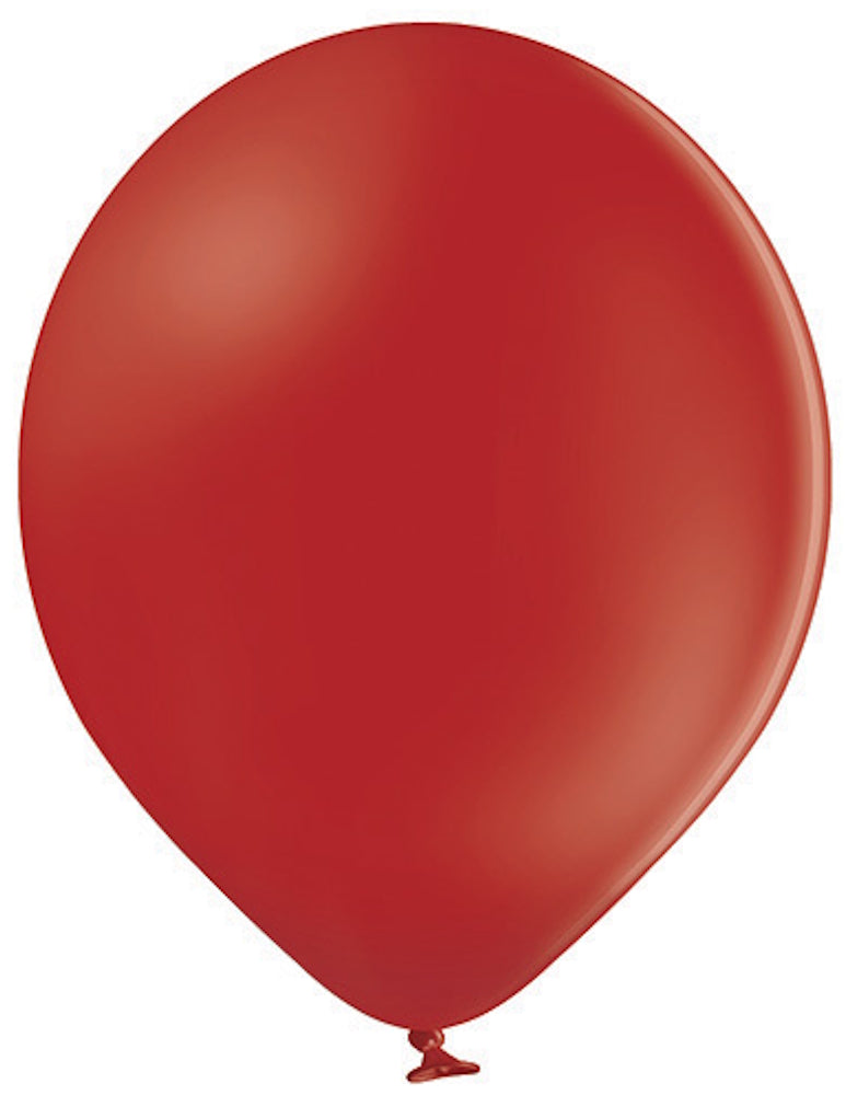 Belbal 497 Pastel Deep Red Rot 43cm 17" B150 Latex Luftballons