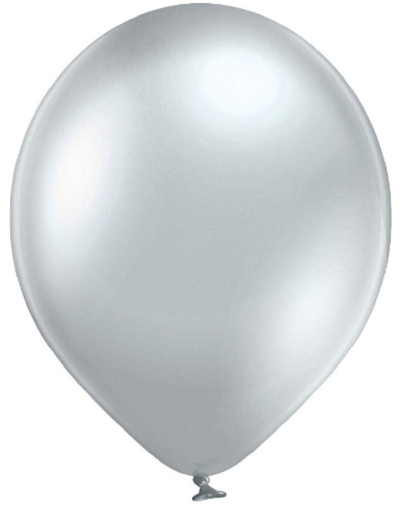 Belbal 601 Glossy Silver Silber 12,5cm 5" D5 Latex Luftballons