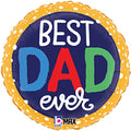 Best Dad Ever Folienballon 46cm 18"