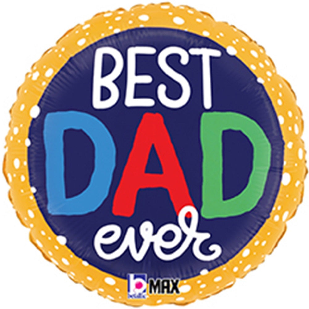 Best Dad Ever Folienballon 46cm 18"