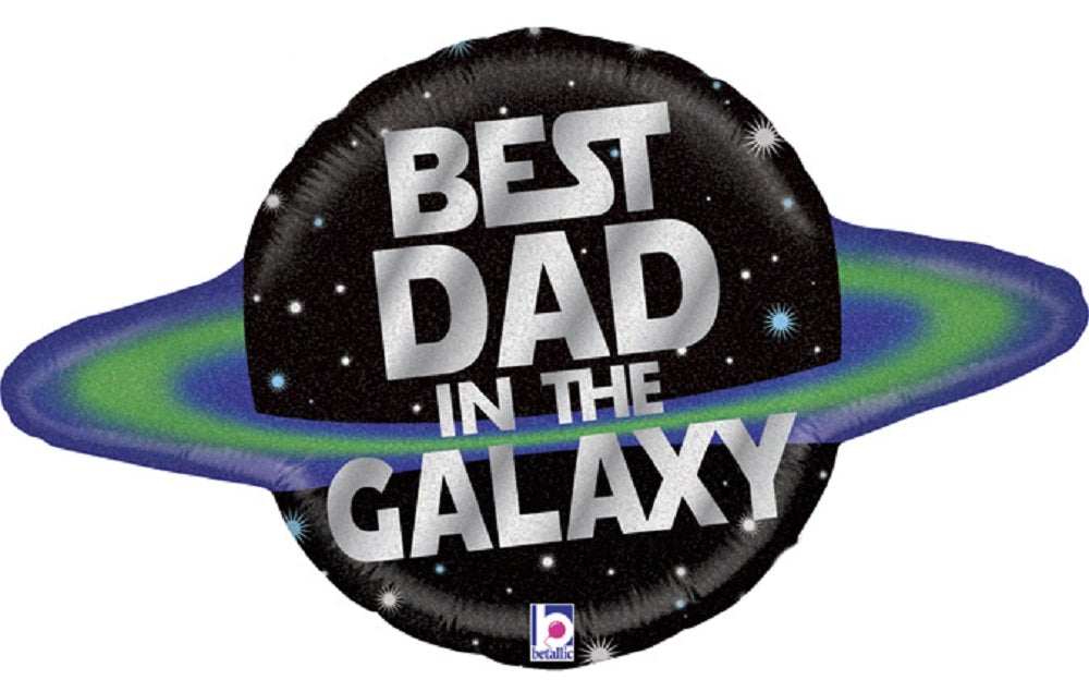 Best Dad in the Galaxy Folienballon - 79cm 31"