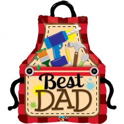 Best Dad Handwerker Folienballon 104cm 41''