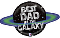 Best Dad in the Galaxy Folienballon - 79cm 31"