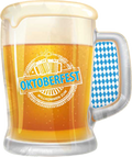 Bier Oktoberfest München Kirmes Folienballon 45 x 63cm