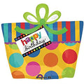Big Dots Birthday Present Folienballon 58cm
