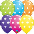 Big Stars Tropical Sortiment 27,5cm 11" Latex Luftballons Qualatex