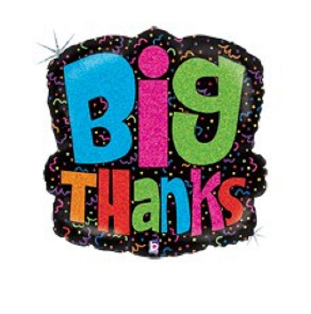 Big Thanks Folienballon 63,5cm 25"