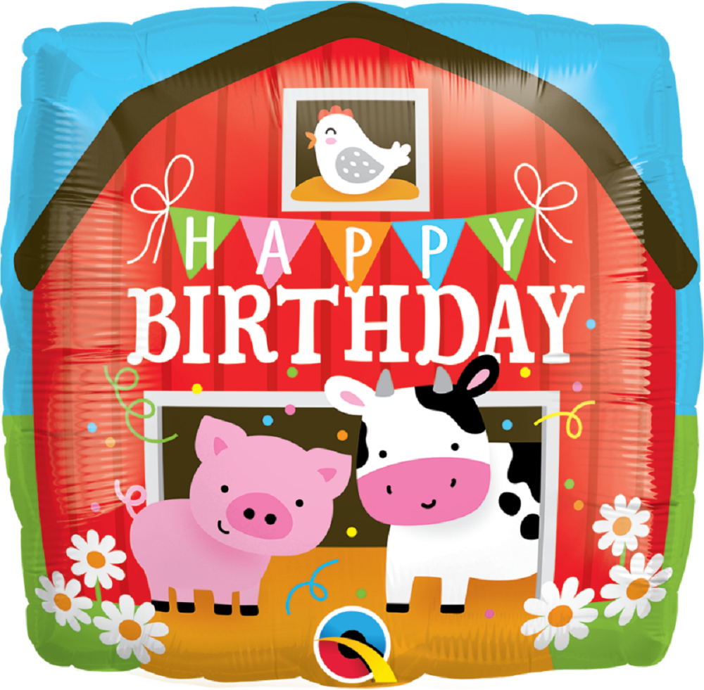 Birthday Barn Folienballon 46cm 18 Inch
