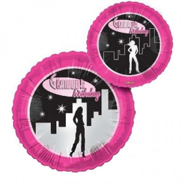 Birthday Glamour Party Folienballon 45cm 18"