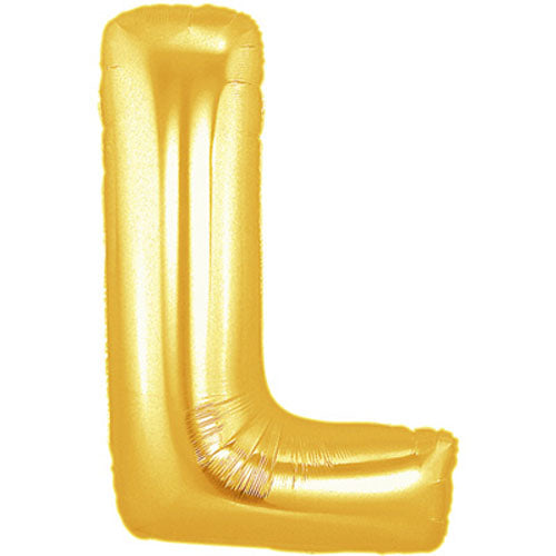 Buchstaben L gold Folienballon - 101cm 40"