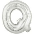 Buchstaben Q Silber Folienballon - 101cm 40''