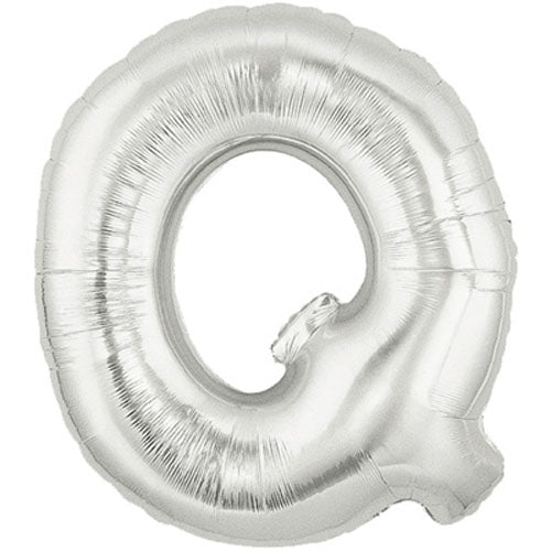 Buchstaben Q Silber Folienballon - 101cm 40''