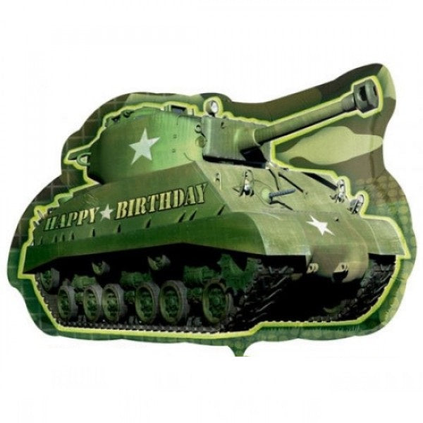 Bundeswehr Panzer Happy Birthday Folienballon 65cm 26"