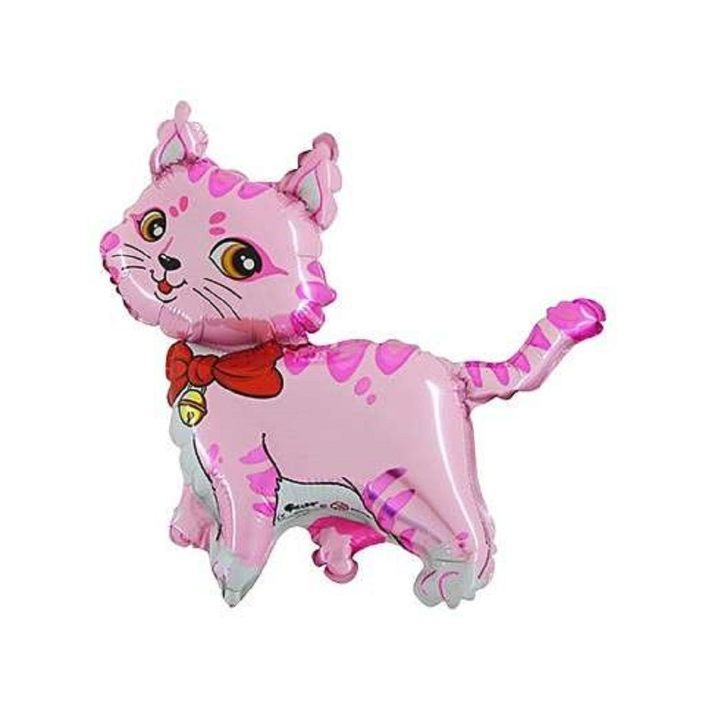 Cat Pink rosa Katze Folienballon 90 cm 36'