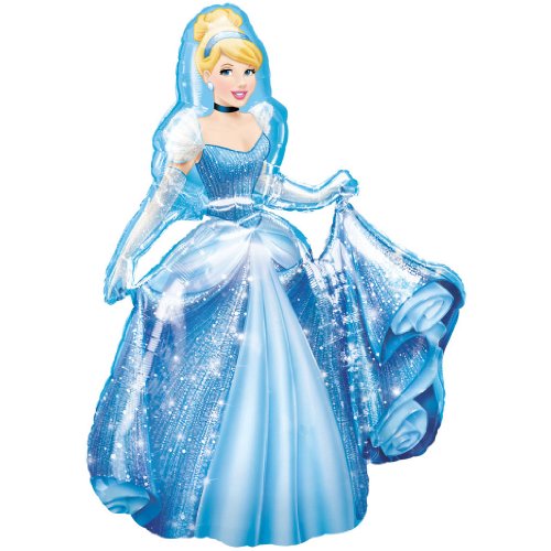 Cinderella Airwalker Folienballon - 76cm x 121cm