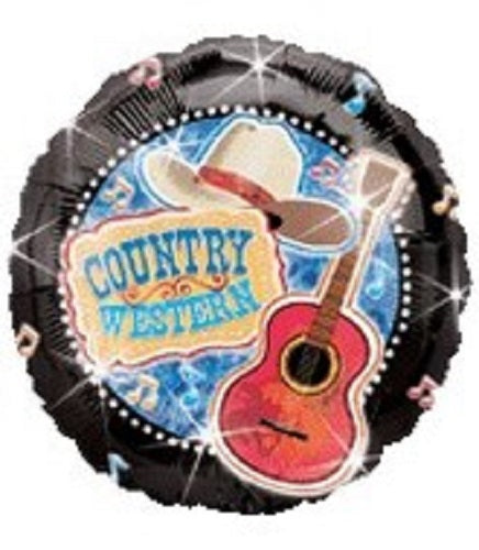 Country Western Prismatic Folienballon - 45cm 18''