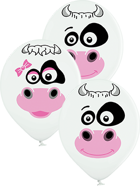 Cows Kuh 30cm 12" Latex Luftballons Belbal