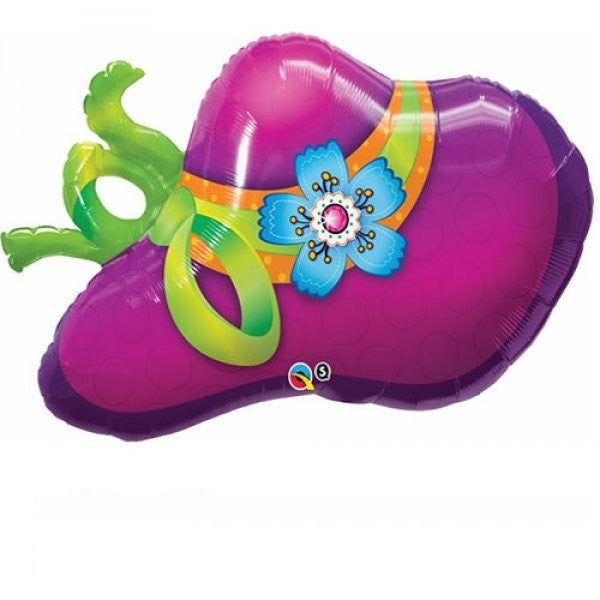 Damenhut Folienballon 96cm 38"
