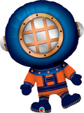 Deep Sea Diver Tiefseetaucher Folienballon 94cm 37''