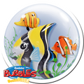 Qualatex Double Bubble Fisch 24" 61cm Luftballon
