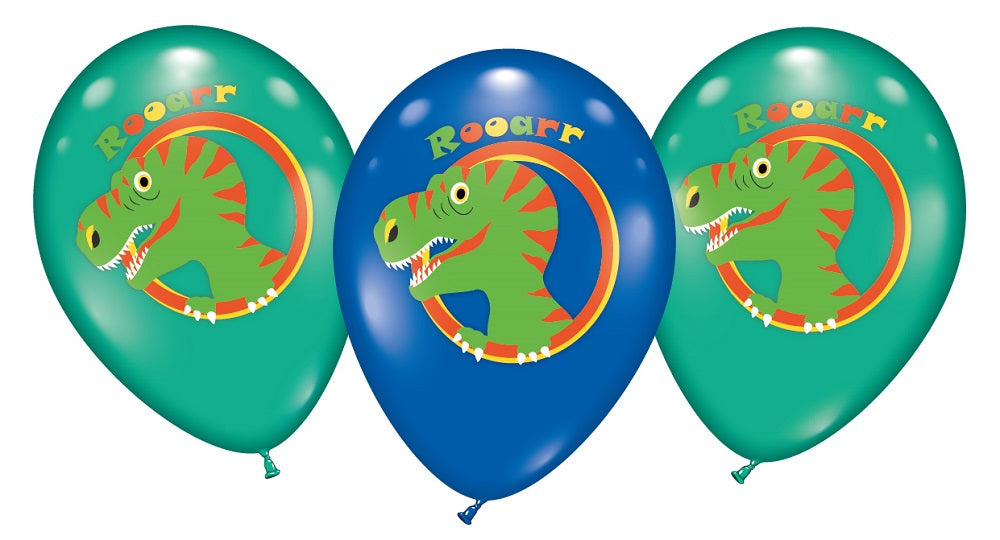 Dinosaurier Rooarr 27,5cm 11" Latex Luftballons Karaloon
