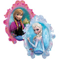 Disney Frozen Elsa und Anna im Spiegel Folienballon 63 x 78cm