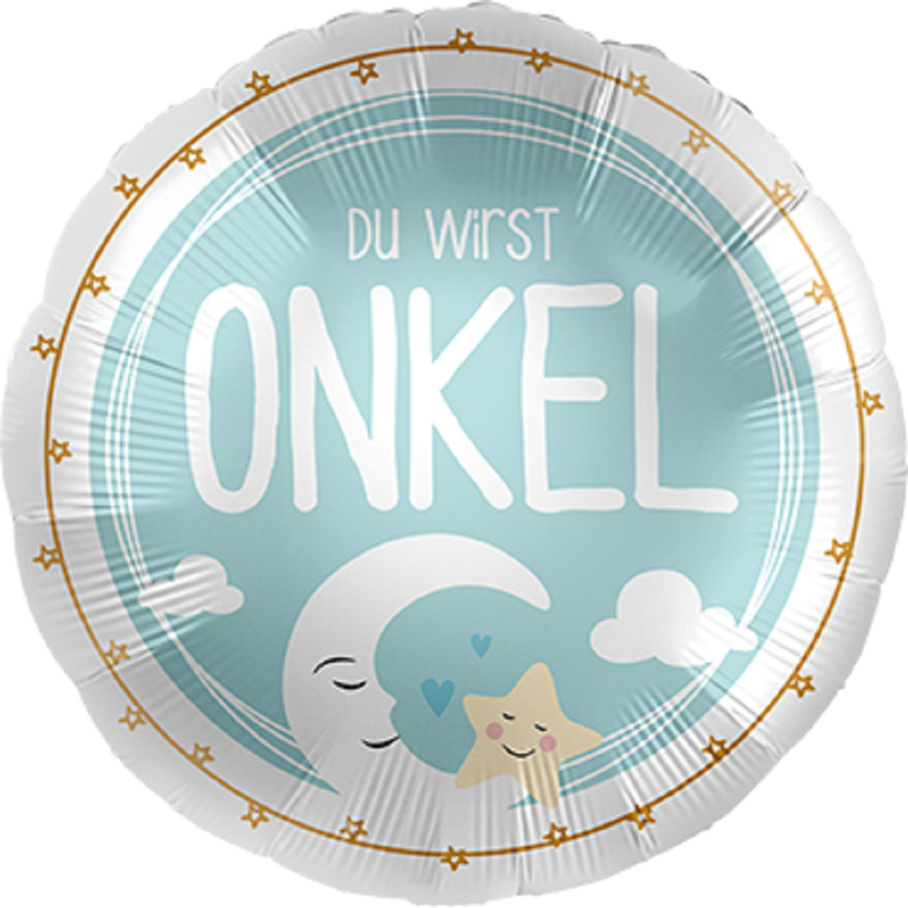Du wirst Onkel Folienballon 43cm 17"