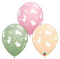 Easter Bunnies Assortment Osterhasen 27,5cm 11" Latex Luftballons Qualatex