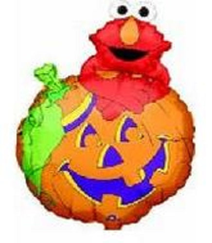 Elmo on Pumpkin Sesamstraße Folienballon 61cm 24"