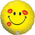 Emoji Kiss Face Folienballon 46cm 18"