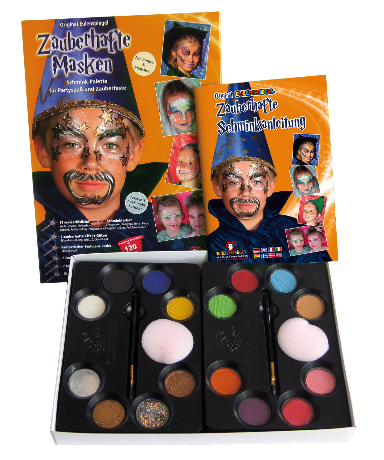Eulenspiegel Zauberhafte Masken Schmink-Palette