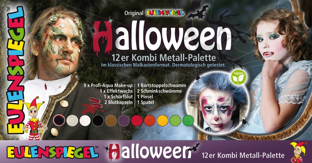 Eulenspiegel 12er Kombi Metall Palette Halloween